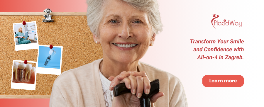 Implantes dentales All on 4 en Zagreb, Croacia
